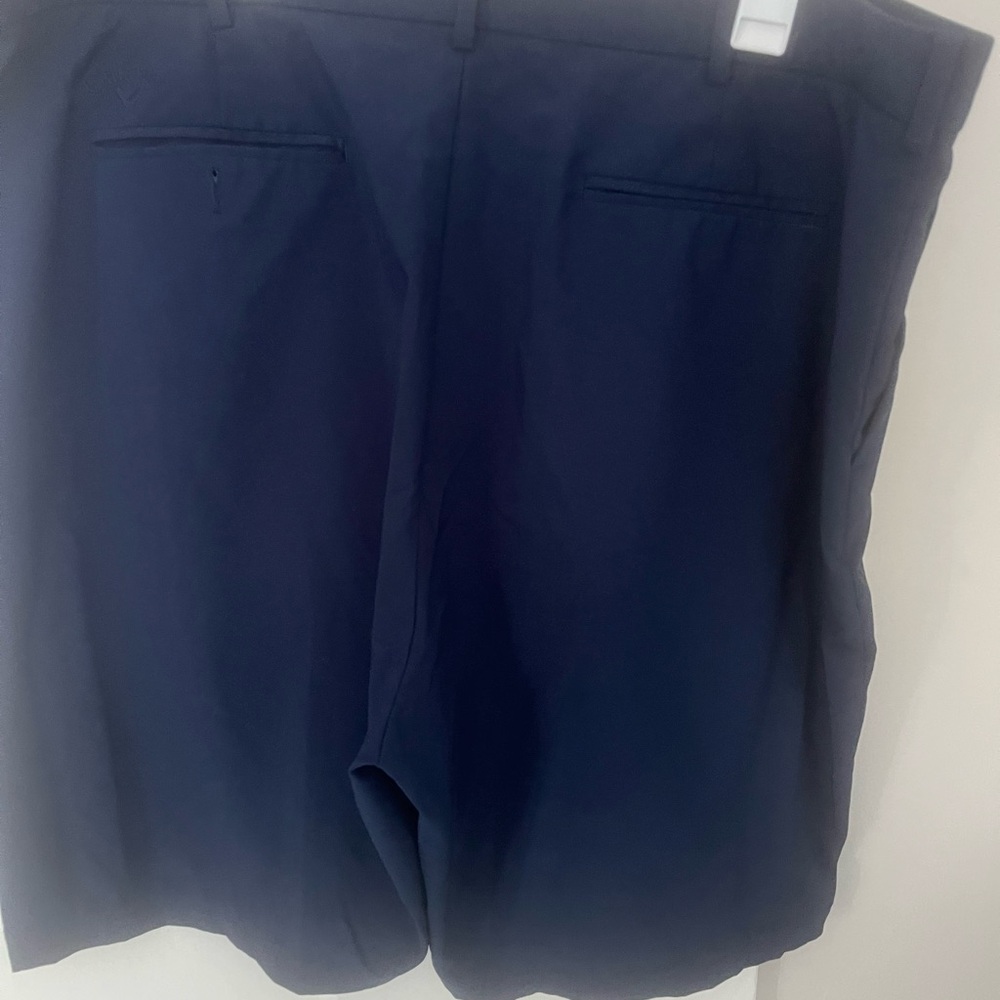 Callaway Men's Deep Blue Flat Front Golf Shorts